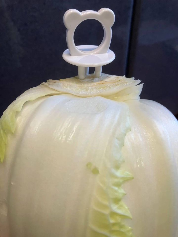ダイソー：野菜フレッシュキーパー(くま、2個)