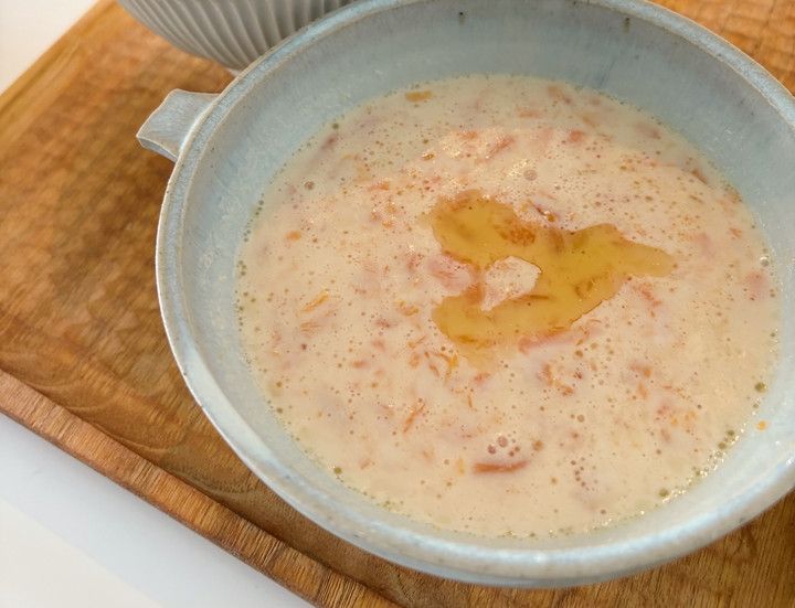 長谷川あかり にんじん豆乳スープ
