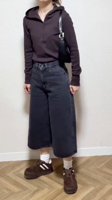 UNIQLO「デニムキュロット」