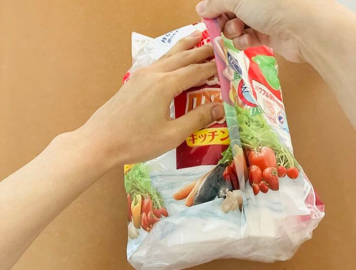 『キッチンペーパー』の袋の開け方。もしかして…上からビリッと破って開けてない？