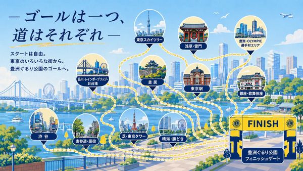 走るも歩くも自由！東京都江東区の豊洲ぐるり公園を目指すインクルーシブなチャリティーランイベント開催へ