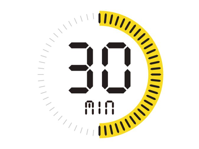 30分のイメージ