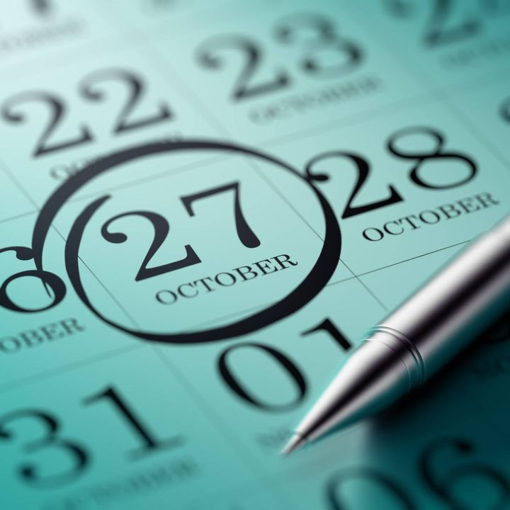 2026年10月27日(火)