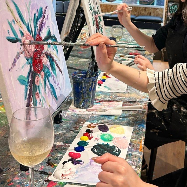【アートバー】芸術の秋！初心者でも楽しめた手ぶらで大人のお絵描き体験_5
