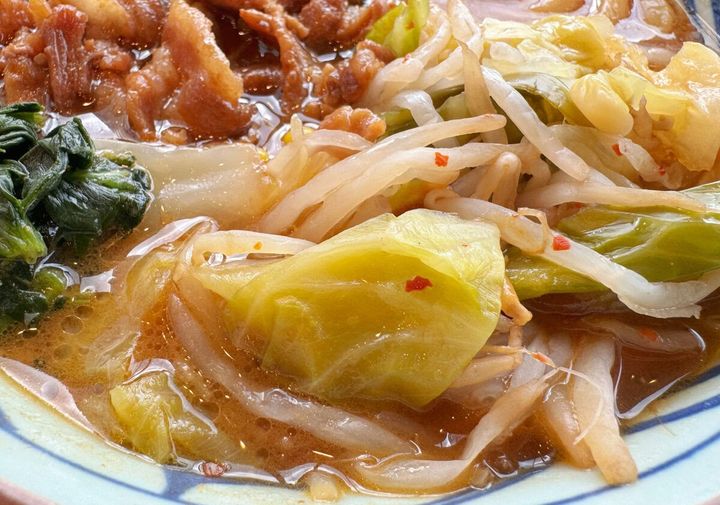 たっぷり野菜の食感も最高