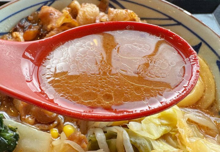 濃厚な味噌だし