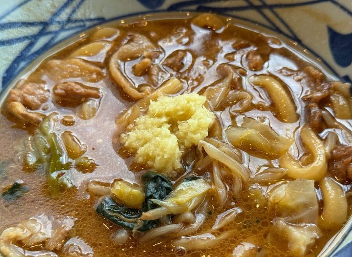 おろししょうがトッピング