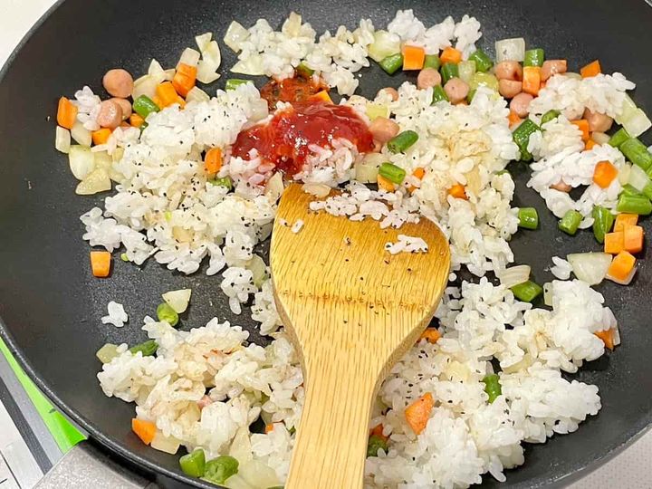 包まないオムライス