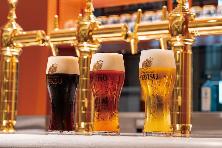 「サッポロ生ビール黒ラベル BEER AJITO」と「YEBISU BEER HALL TOKYO」が銀座ライオンビル4階にオープン