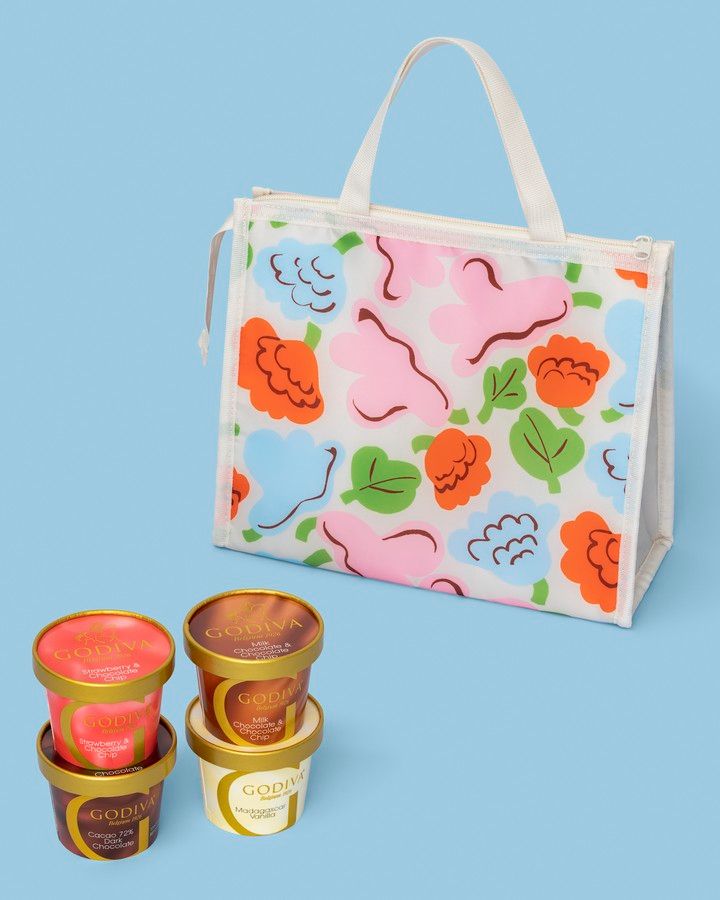 ゴディバ×Marimekko カップアイスクリーム 保冷バッグセット