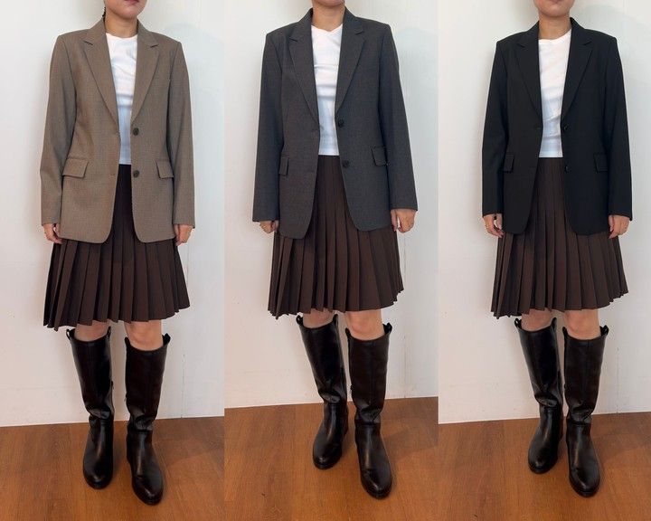 【着回しを比較】スカート、デニム…3色と相性のいいボトムは？