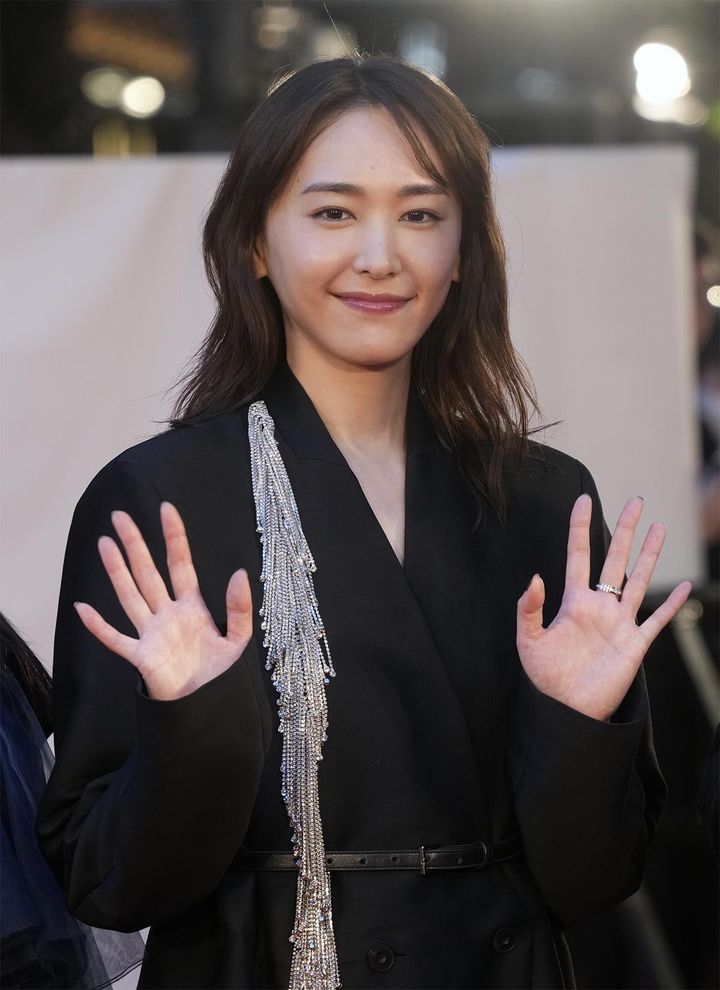 「女性がなりたい顔の有名人」ランキング、3位の新垣結衣さん（2023年10月、時事通信フォト）