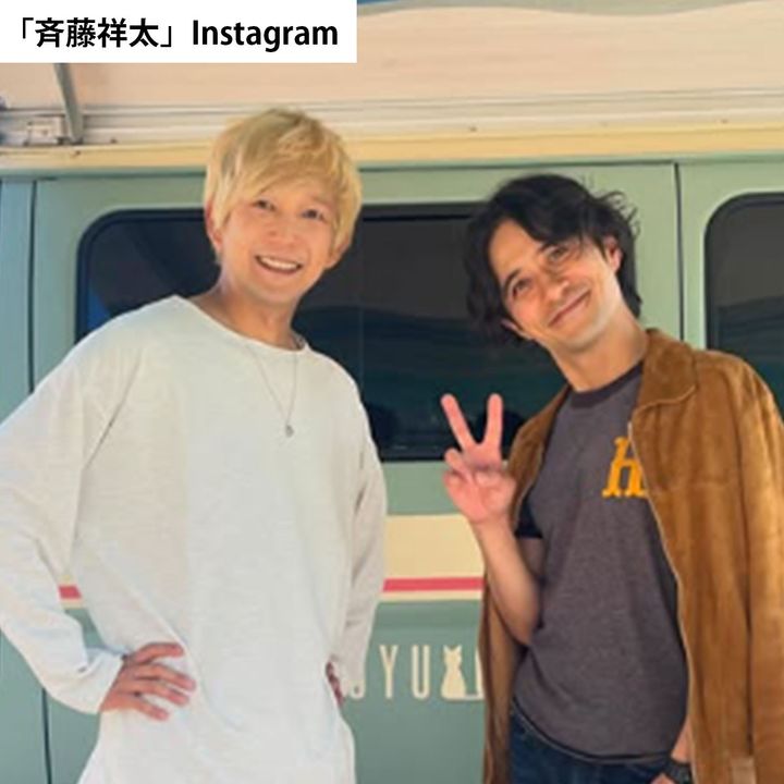 （左から）辻本祐樹と斉藤祥太 ※「斉藤祥太」Instagram width=