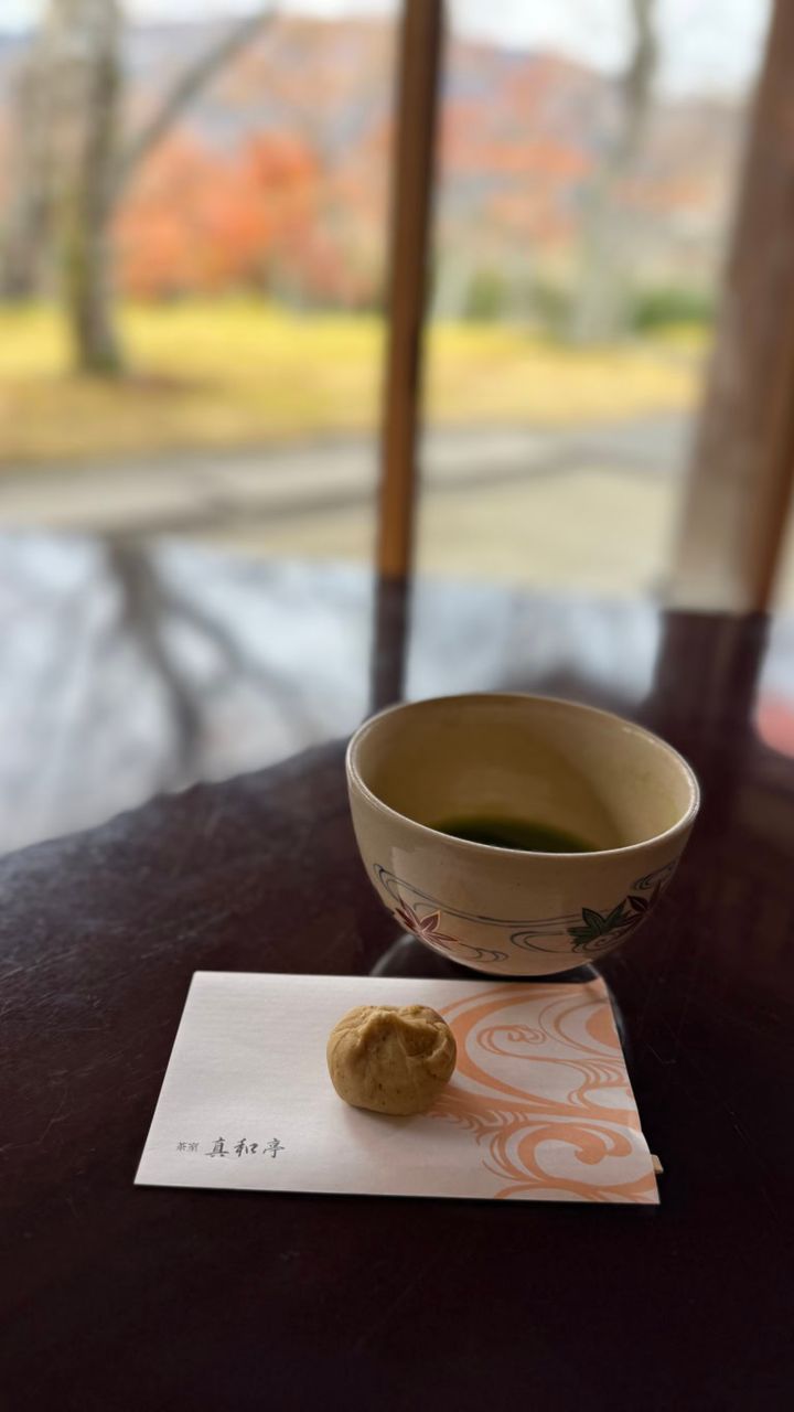 お抹茶とお菓子
