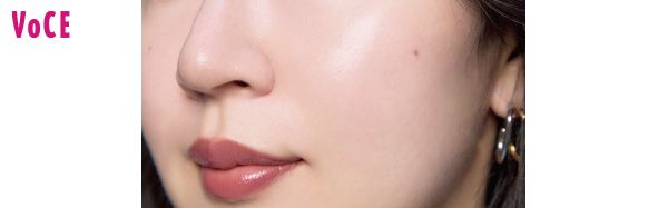 チークは引き算、リップの“線”はそのまま生かす
