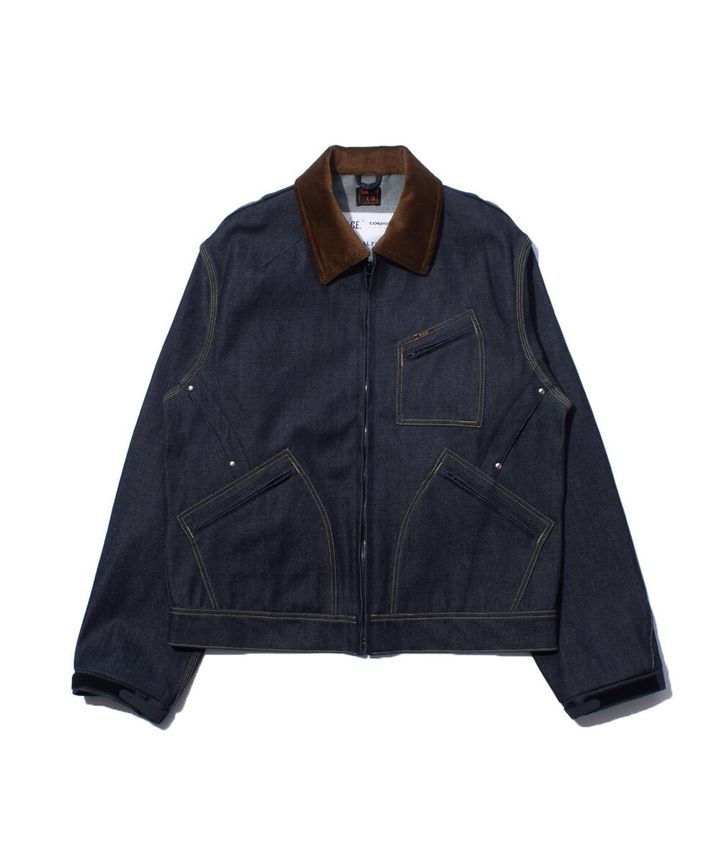「91-B MODULAR COVERALL JACKET」に、別注CORDURA®デニムを採用。耐久性とドライな着心地を備えたモデルとなっている。