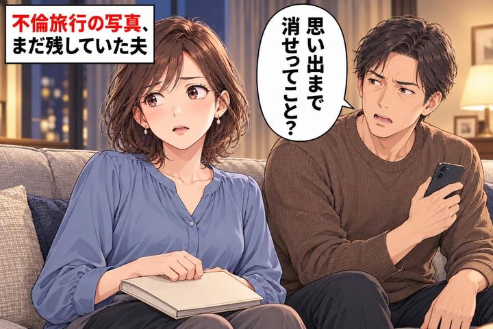 「思い出まで消せってこと？」不倫旅行の写真を残していた夫。家族のアルバム作りの途中、私の手が止まった