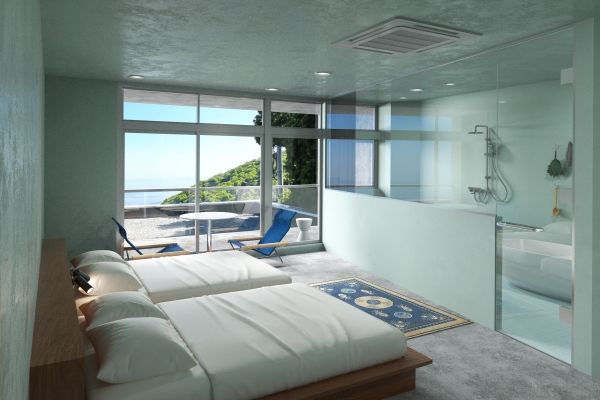 瀬戸内の多島美の絶景を一望。全10室オーシャンビュー＆半露天風呂付きの隠れ家「hotel ISLET setouchi」で贅沢な滞在