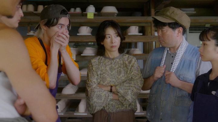 夜ドラ「青の花 器の森」第3回より ©️NHK