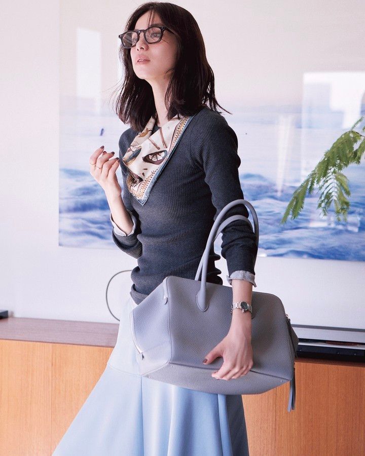 佐藤晴美 バッグコーデ
