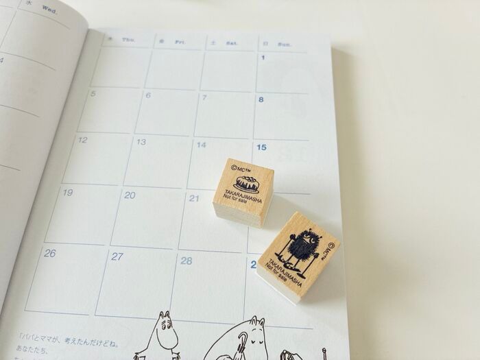 【40代・50代】ムーミンの木製スタンプ豪華10点セットを〈付録〉でゲット。季節のご挨拶やプレゼントのデコレーションにおすすめです♪