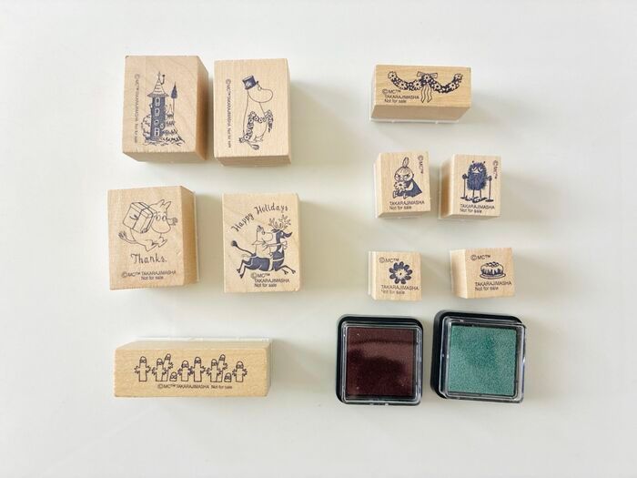 【40代・50代】ムーミンの木製スタンプ豪華10点セットを〈付録〉でゲット。季節のご挨拶やプレゼントのデコレーションにおすすめです♪