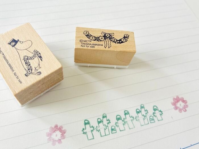 【40代・50代】ムーミンの木製スタンプ豪華10点セットを〈付録〉でゲット。季節のご挨拶やプレゼントのデコレーションにおすすめです♪