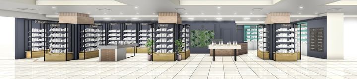 グリーン コスメティック ガーデンの売場イメージ