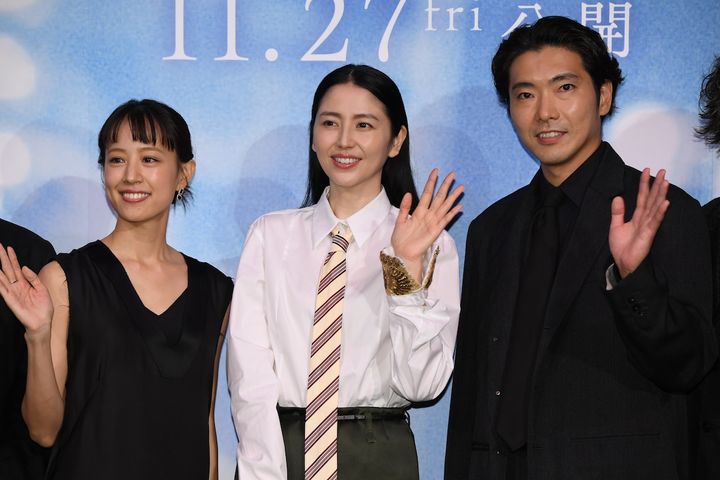 長澤まさみ＆柄本佑＆石橋静河、普通じゃない3人の愛を語る！ 『このごにおよんで愛など』舞台挨拶