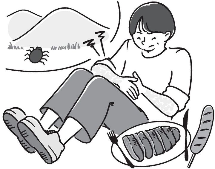 肉アレルギーを発症した人