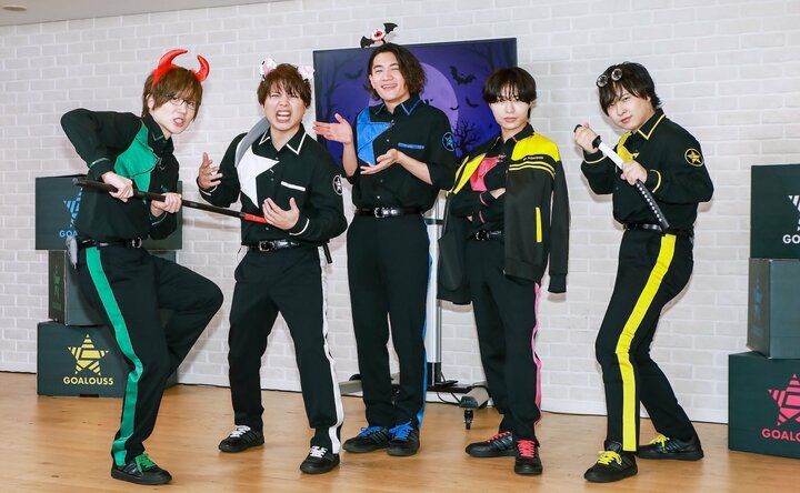 【写真・画像】深町寿成がまさかの箱破壊！「GOALOUS5」生特番で新曲発表やハロウィン企画で大暴走 1枚目