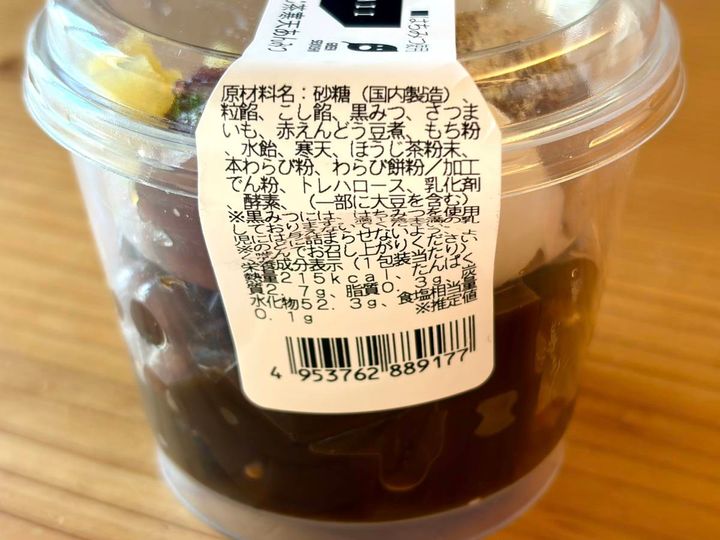 成分表