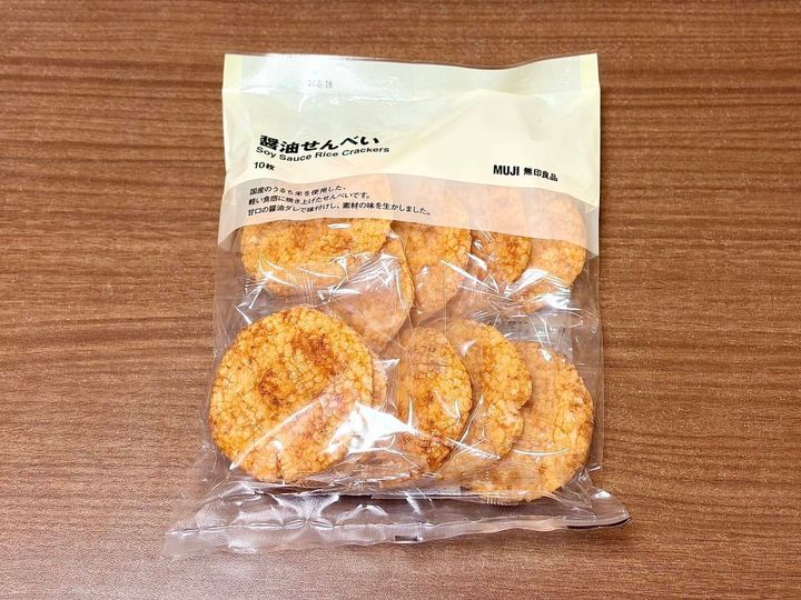 無印良品：大袋 醤油せんべい