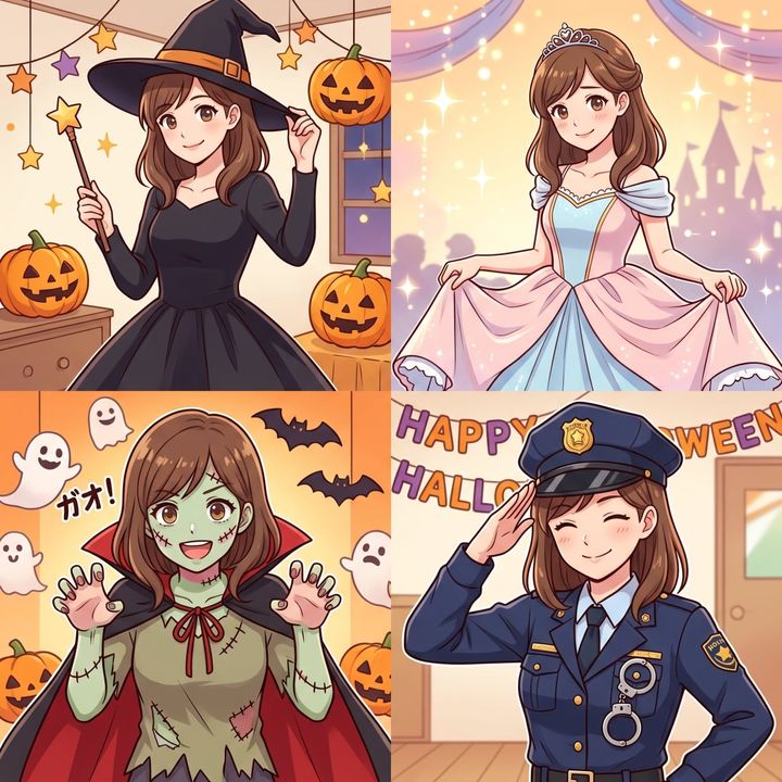 【心理テスト】ハロウィンの仮装、するなら何にする？あなたが「密かに憧れている自分」がわかる
