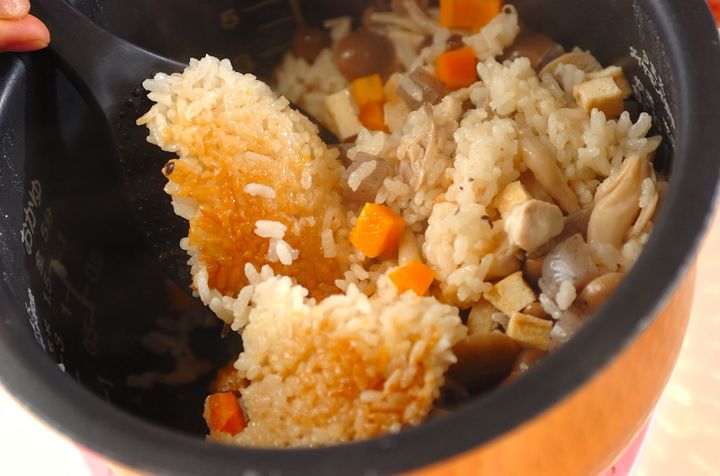 旨味たっぷり！基本の鶏五目の炊き込みご飯の作り方2