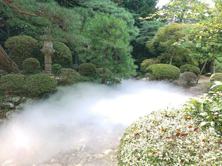 雲海の中に現れる神社で厄除け祈願はいかが？ラウンド後に立ち寄りたいスポット