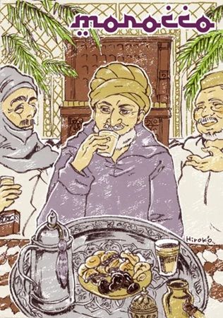 各国の“おじちゃん”の豊かな表情を描くイラストを珈琲とともに満喫！東京・駒込で「世界のおじちゃんと珈琲」展開催