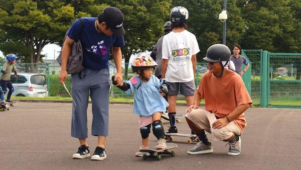 富山市のスケボー初心者向け体験会で参加者の半数が「チックタック」ができるまで上達！11月には大会開催