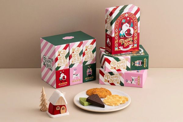 洋菓子ブランド・レスポワールから、新作のクリスマスギフト「タンドル・ノエル」発売！洋書風パッケージに注目