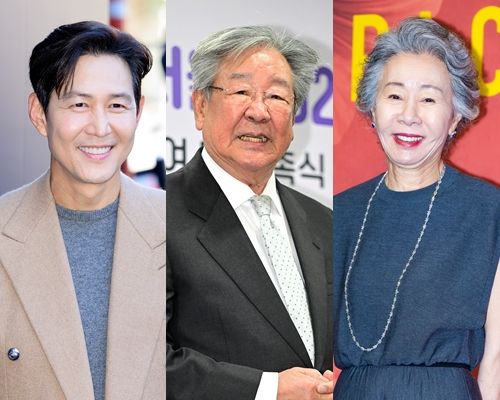 左からイ・ジョンジェ、チェ・ブラム、ユン・ヨジョン