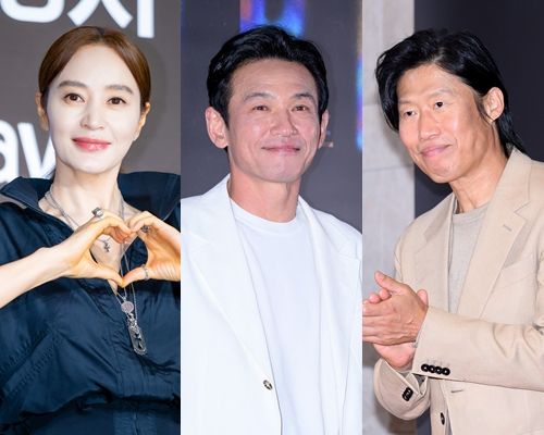 左からキム・ヘス、ファン・ジョンミン、ユ・ヘジン