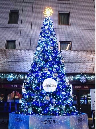 福岡・中洲の夜を光で包む！ツインツリー輝く「ナカス ヒカリノ アドベント」であい橋周辺で開催
