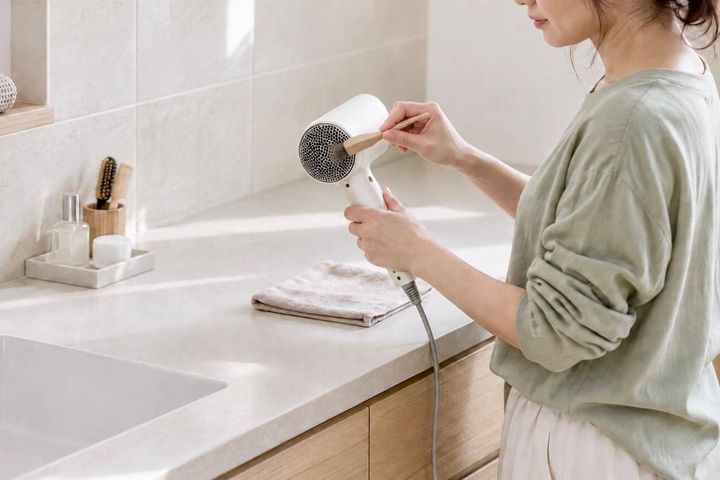 ドライヤーの風が弱くなった？確認したい“吸込口のほこり”とお手入れの基本