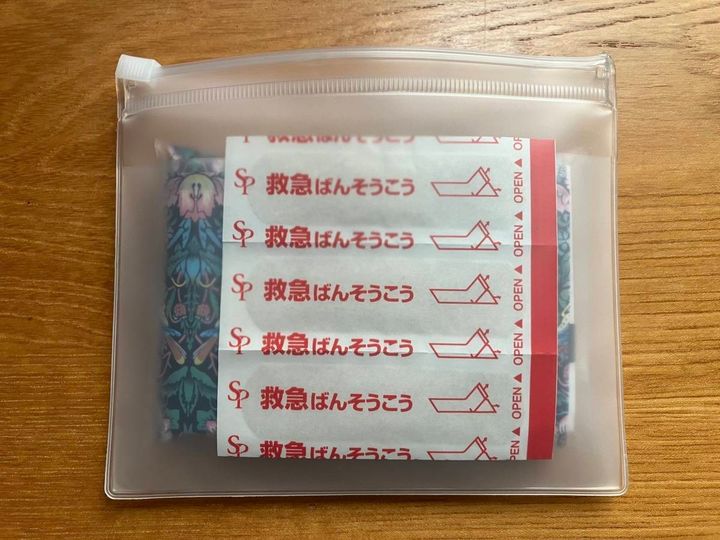 セリア：仕切付きポケットティッシュケースサンプルイメージ