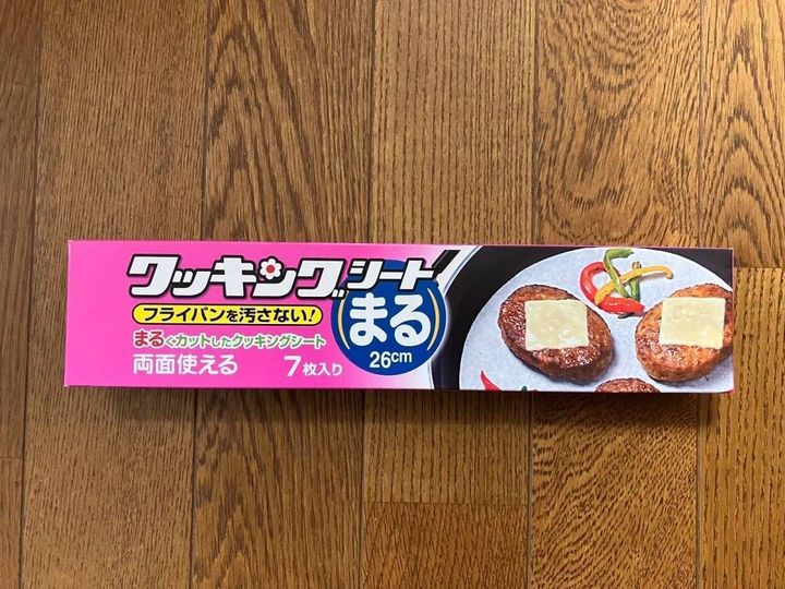 セリア：クッキングシート まる