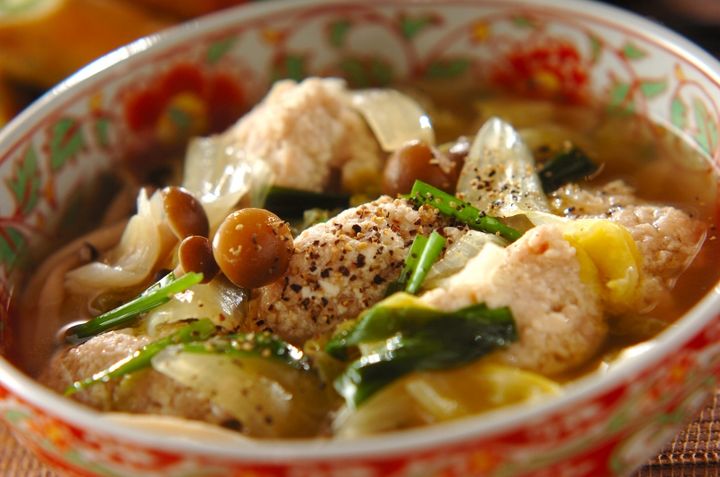 ヘルシー肉団子スープ