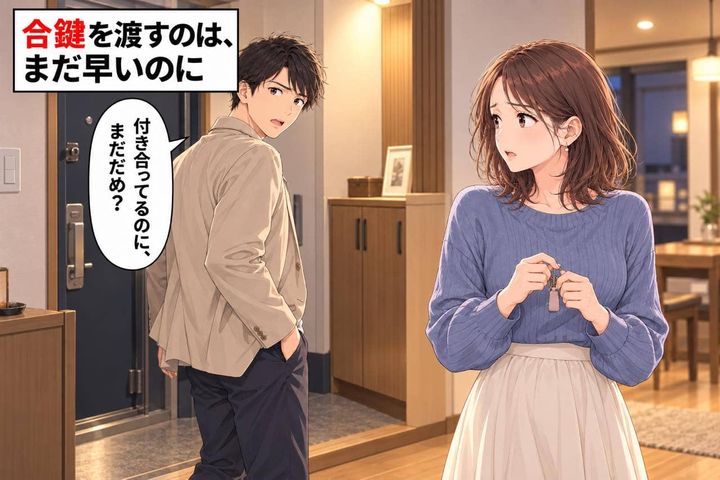 「付き合ってるのに、ダメなの？」帰り際に合鍵を求めてきた彼。断った私に向けたひと言