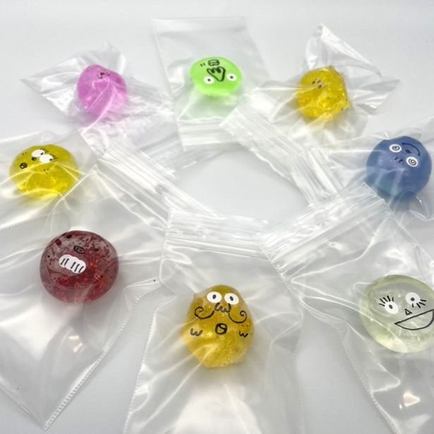「グミぐみスクイーズ」を作るワークショップも