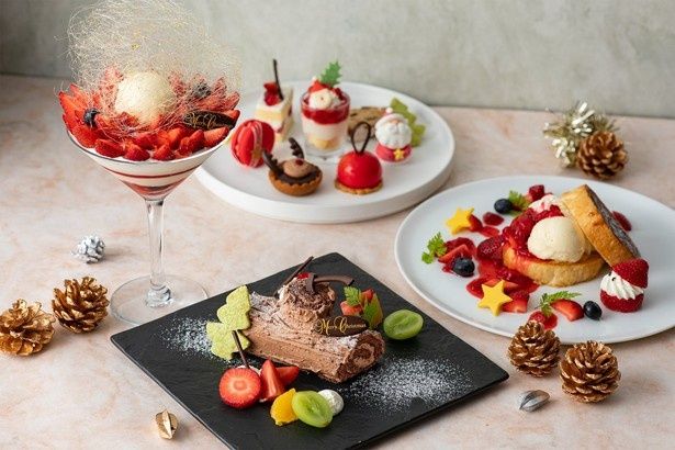「ラウンジ サウスコート」で11月1日(日)から楽しめる、クリスマスを彩る4種類のスイーツ