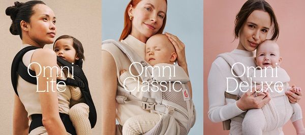 抱っこひもブランド「Ergobaby」の主力シリーズ「OMNI」が全3モデルに！ニーズに合ったアイテム選びを叶える
